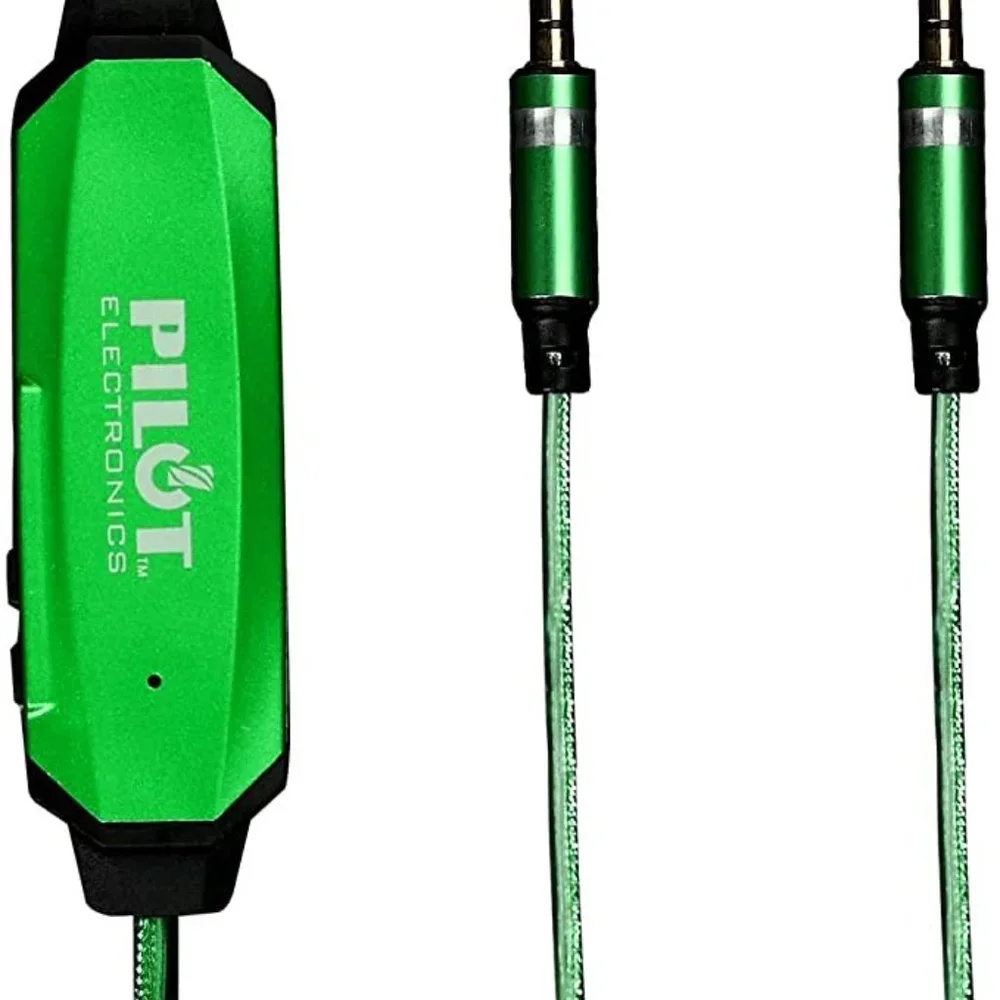 Green Electroluminescent 3 ft AUX Cable
